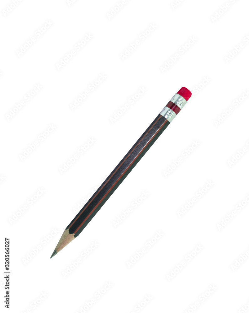 Pencil with Copy Space Isolated on a White Background. Pencil with Copy Space Isolated on a White Background.