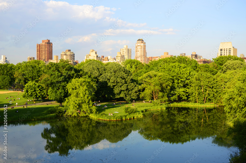 Central Park Lake II. New York. Manhattan. United States.