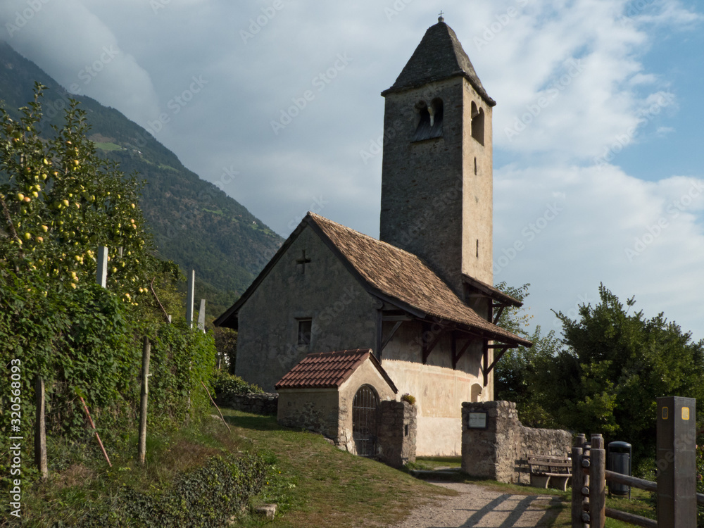 Kirche St. Prokulus bei Naturns im Vinschgau, Südtirol