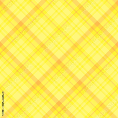 Seamless pattern in charming warm yellow and orange colors for plaid, fabric, textile, clothes, tablecloth and other things. Vector image. 2