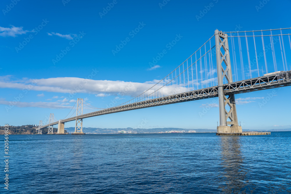 View of Bay Bridge in San Francisco