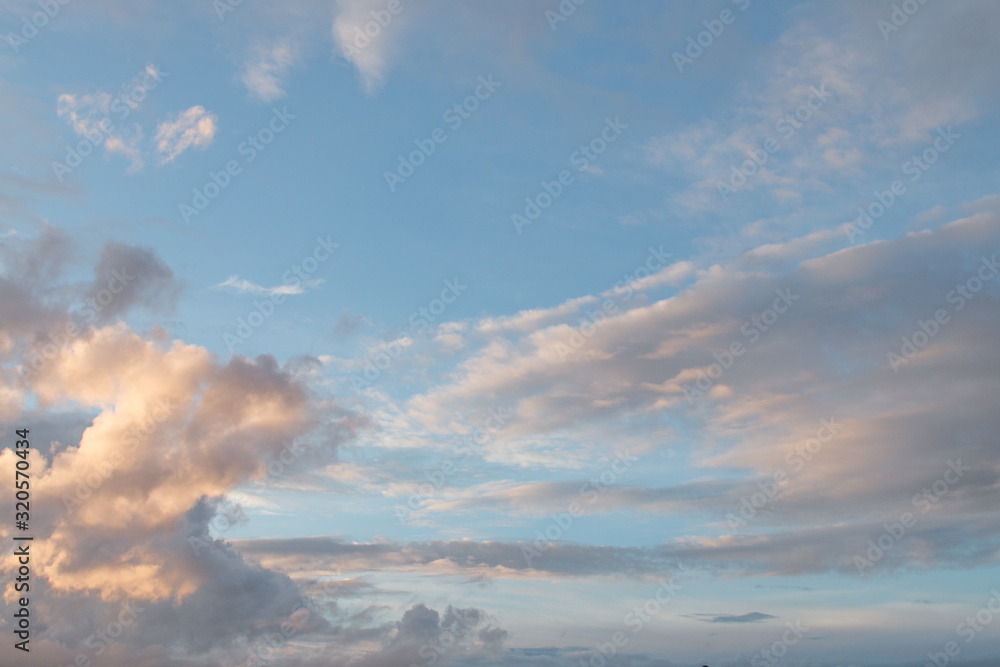 Obraz premium blue sky with clouds