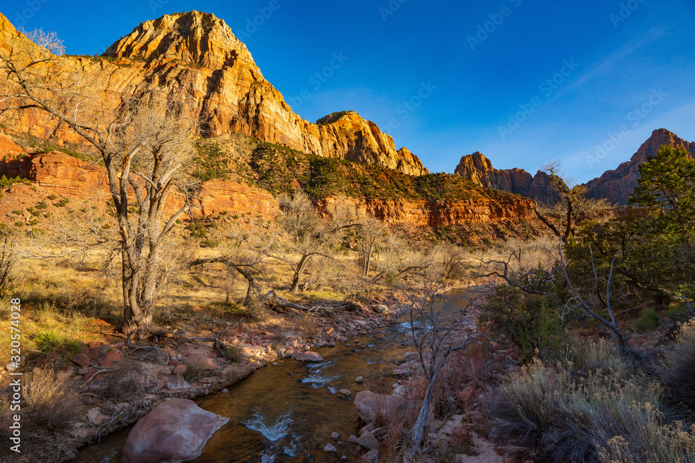 Zion Canyon and the Virgin River