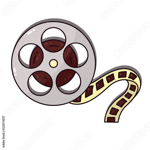 cinema movie colorful vector icon