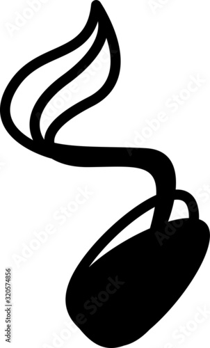 seed icon, vector illustration
