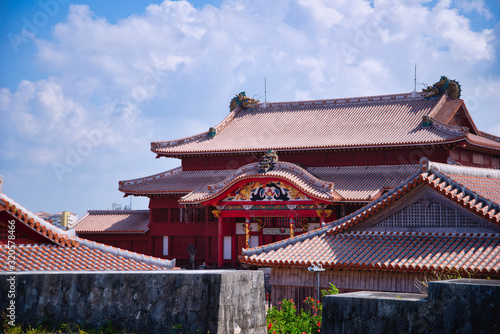 Принти на полотні Scenery of the Shuri Castle