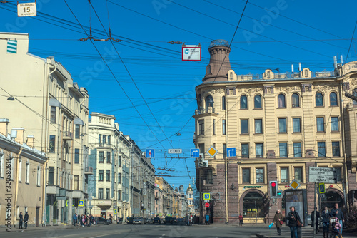 Street in Petersburg, city center