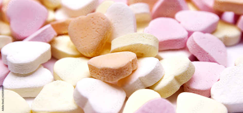 bright background from candy hearts. Valentine's day concept. bright background from candy hearts. Valentine's day concept.