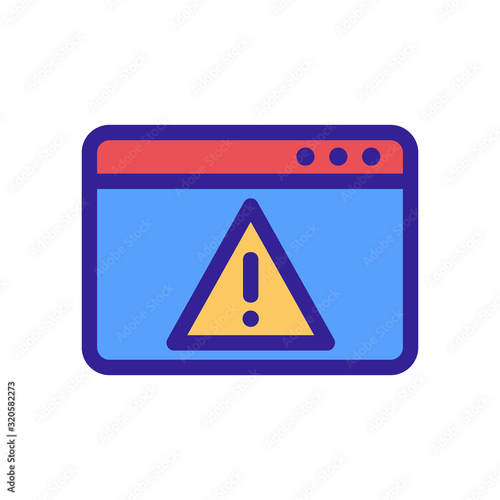cyber attack icon vector. A thin line sign. Isolated contour symbol illustration cyber attack icon vector. A thin line sign. Isolated contour symbol illustration