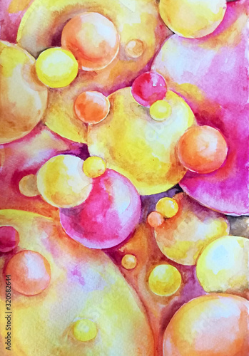 abstract colorful balls background