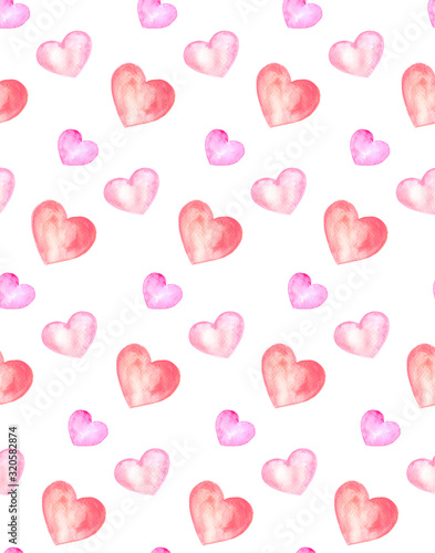 seamless pattern with hearts