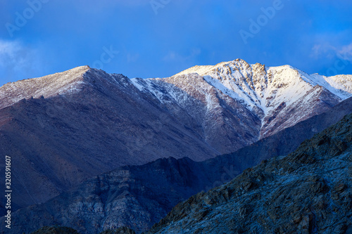 Snow mountain in Leh-Ladakh city