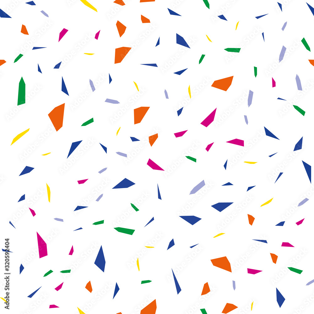 Obraz premium Confetti seamless pattern