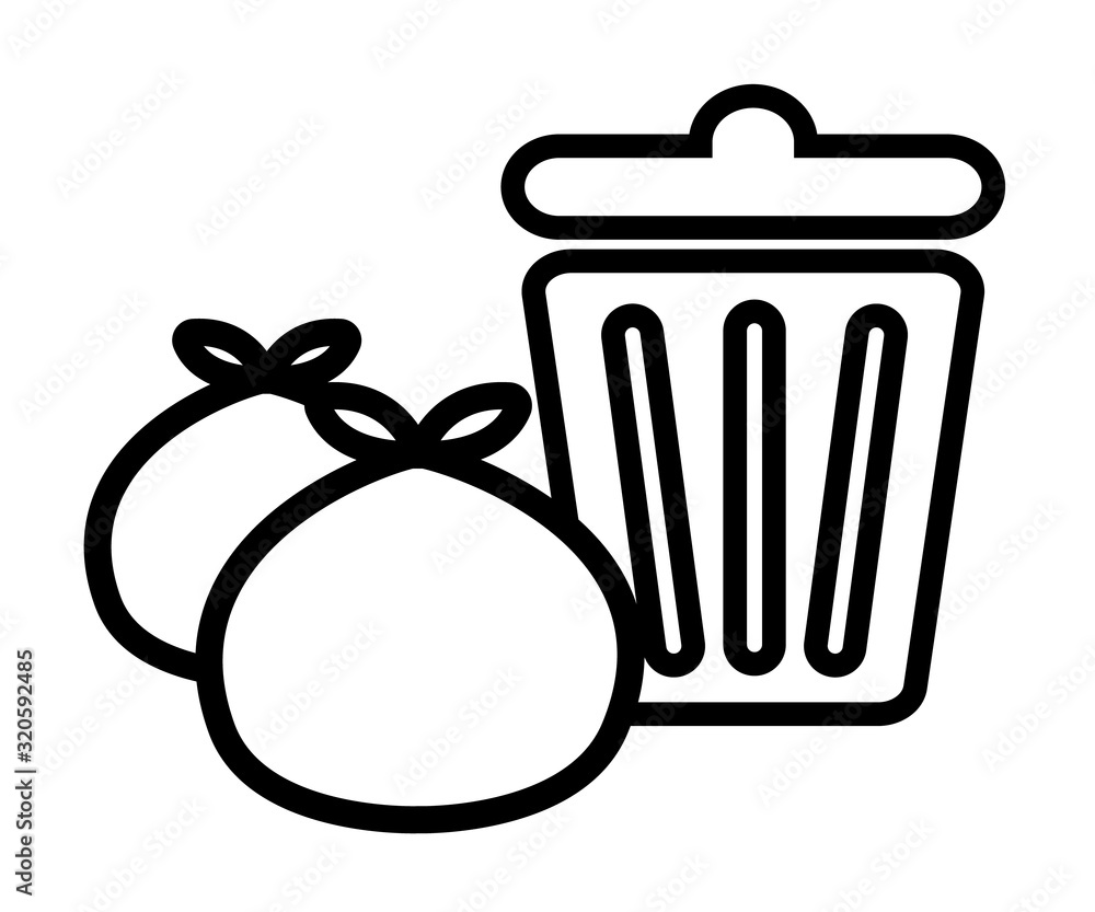 ごみ袋とごみ箱のアイコン イラスト 素材 Stock イラスト Adobe Stock ごみ袋とごみ箱のアイコン イラスト 素材 Stock イラスト Adobe Stock