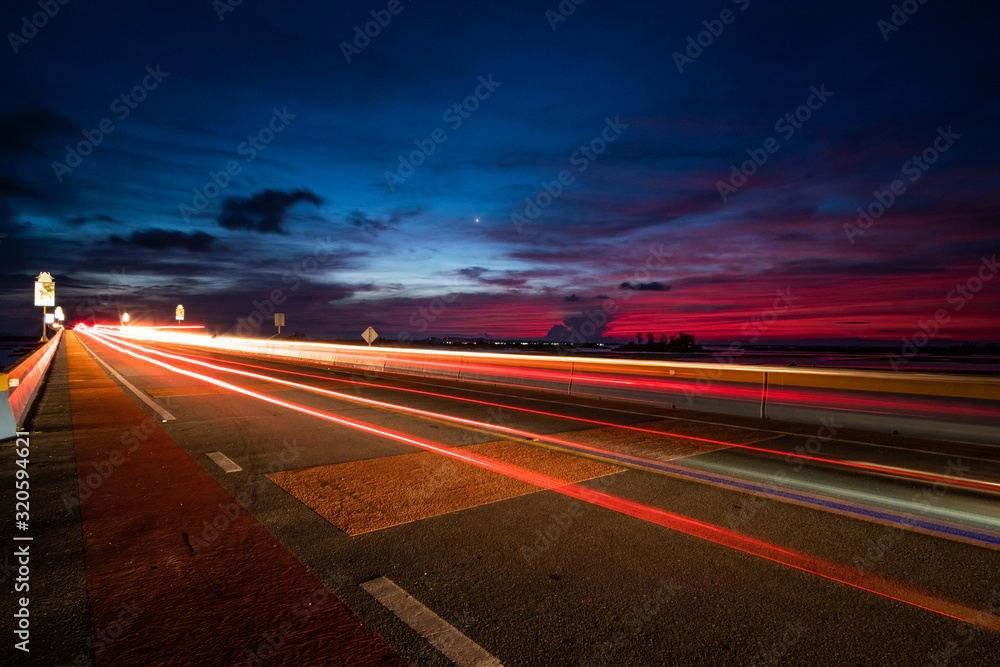 highway at night