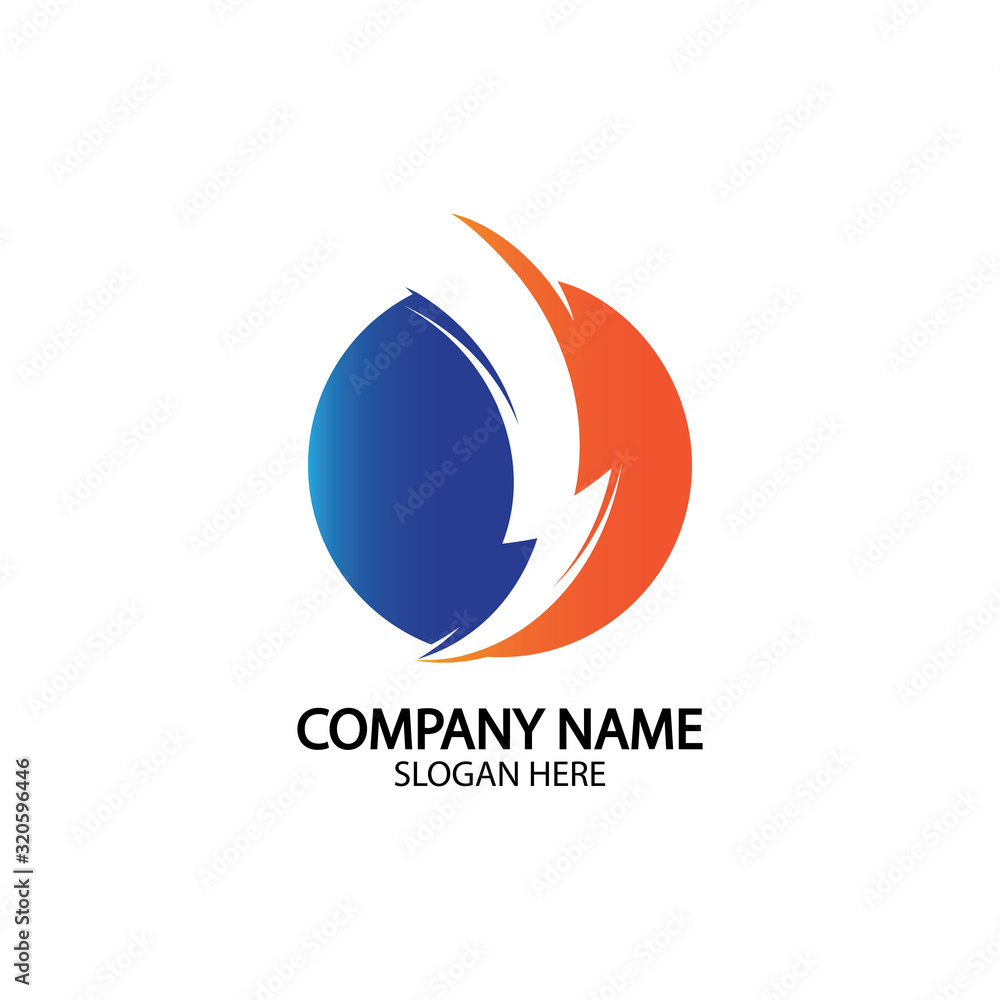 lightning thunderbolt electricity logo design template lightning thunderbolt electricity logo design template