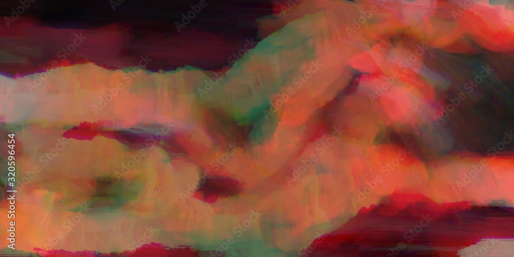 destroyed abstract colorful grunge lights background texture with sienna, very dark pink and indian red colors