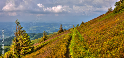 view of the mountains