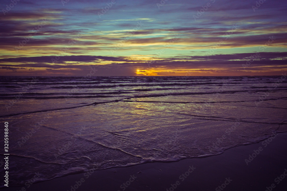 Sunrise at Mornington Bay Beach, Drogheda, Ireland