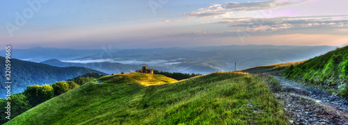 view of landscape, carpathians