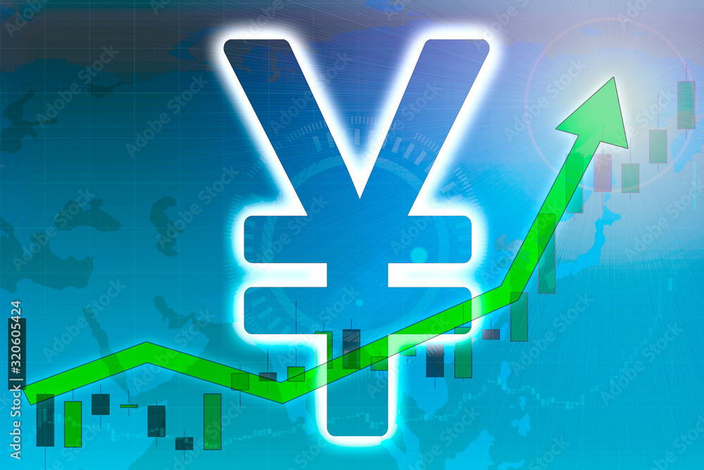 Obraz premium China's economy financial renminbi currency growth.