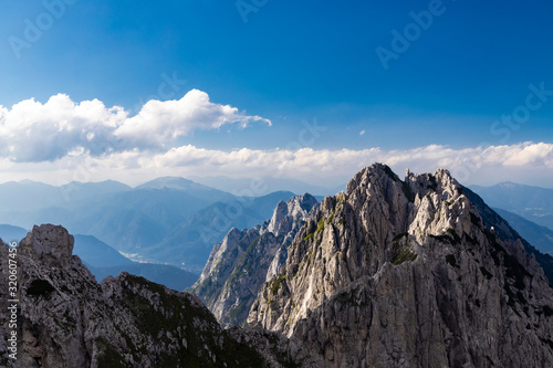 Mangart mountain   Triglav national park  Julian Alps  Slovenia