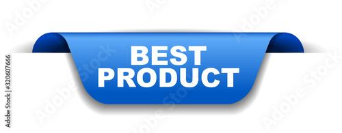 blue vector banner best product
