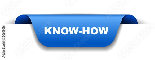 blue vector banner know how