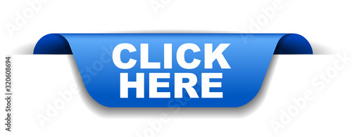 blue vector banner click here