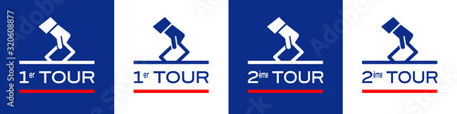 Elections / Picto 1er et 2ème tour