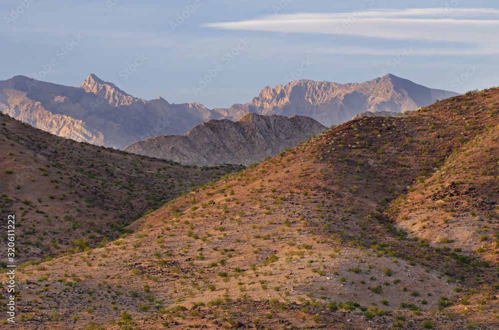 Desert landscape, Lake Mead National Recreation Area, Las Vegas, Nevada, USA
