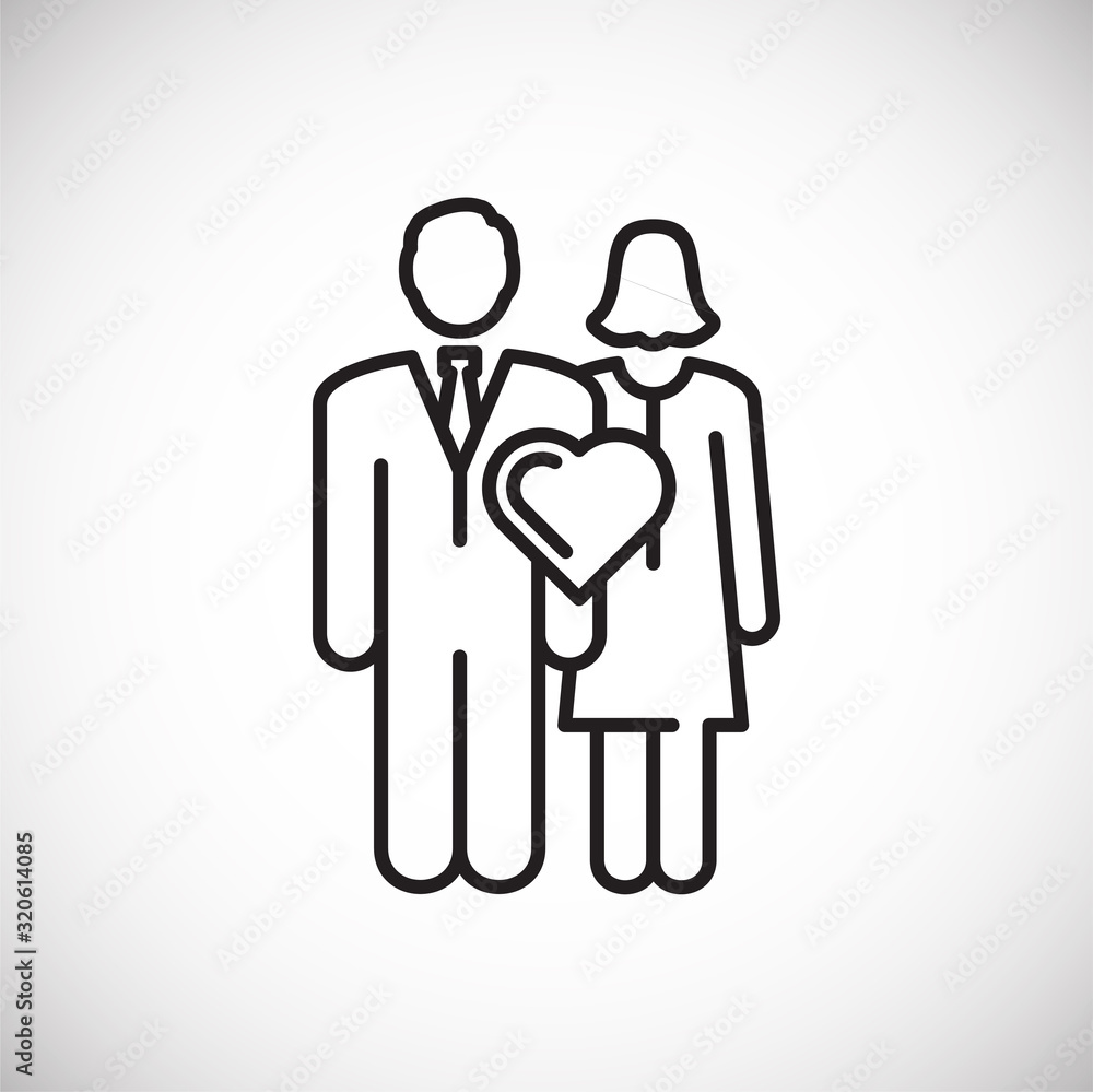 Family related icon on background for graphic and web design. Creative illustration concept symbol for web or mobile app Family related icon on background for graphic and web design. Creative illustration concept symbol for web or mobile app
