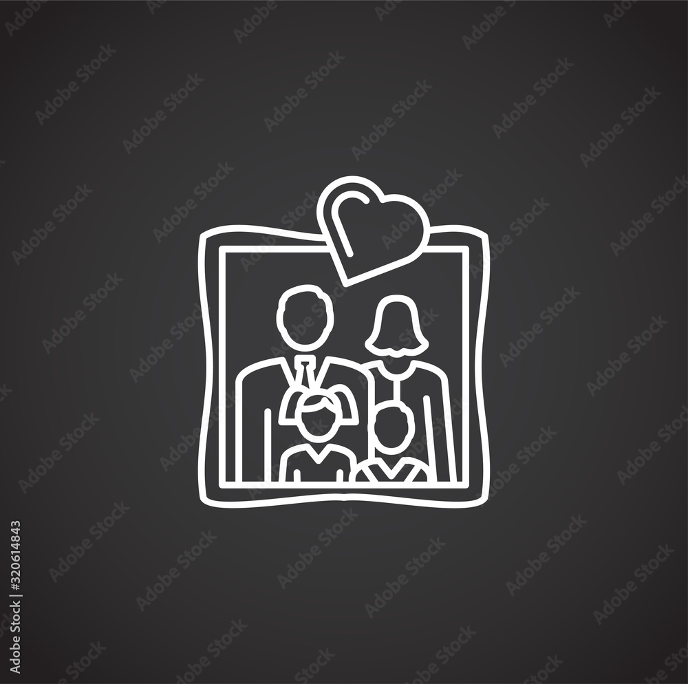 Family related icon on background for graphic and web design. Creative illustration concept symbol for web or mobile app Family related icon on background for graphic and web design. Creative illustration concept symbol for web or mobile app