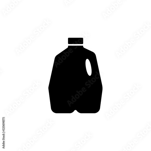 Measuring Galloon silhouette icon. Clipart image isolated on white background