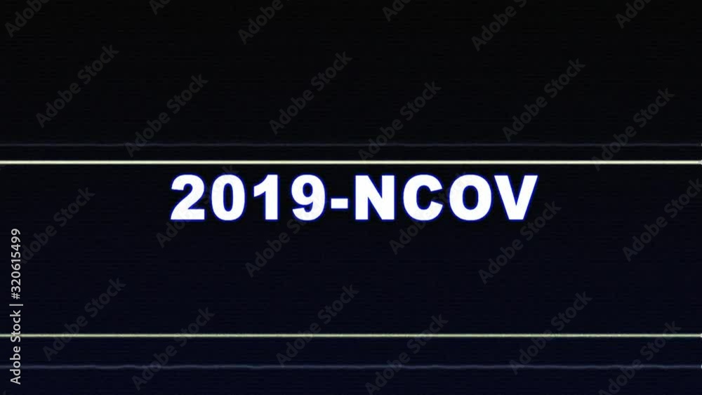 2019-NCOV, Coronavirus Glitch Text Animation, Background, Loop, with Alpha Matte, 4k 2019-NCOV, Coronavirus Glitch Text Animation, Background, Loop, with Alpha Matte, 4k