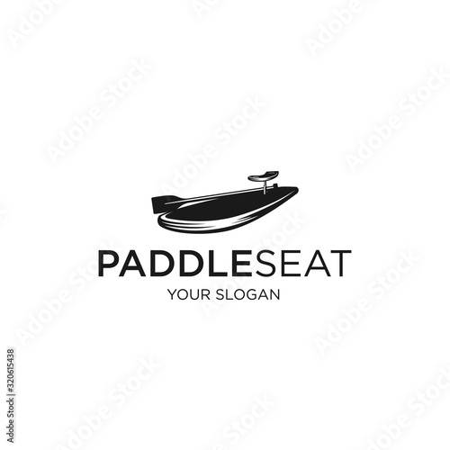 paddle seat silhouette logo