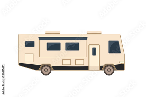 Trailer Class A icon. Clipart image isolated on white background