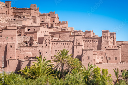 Fortified village and clay houses, Ait Benhaddou, Morocco