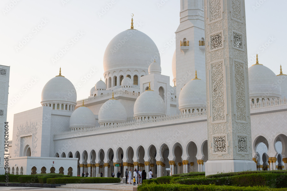 Obraz premium Sheikh Zayed Grand Mosque, Abu Dhabi, UAE.