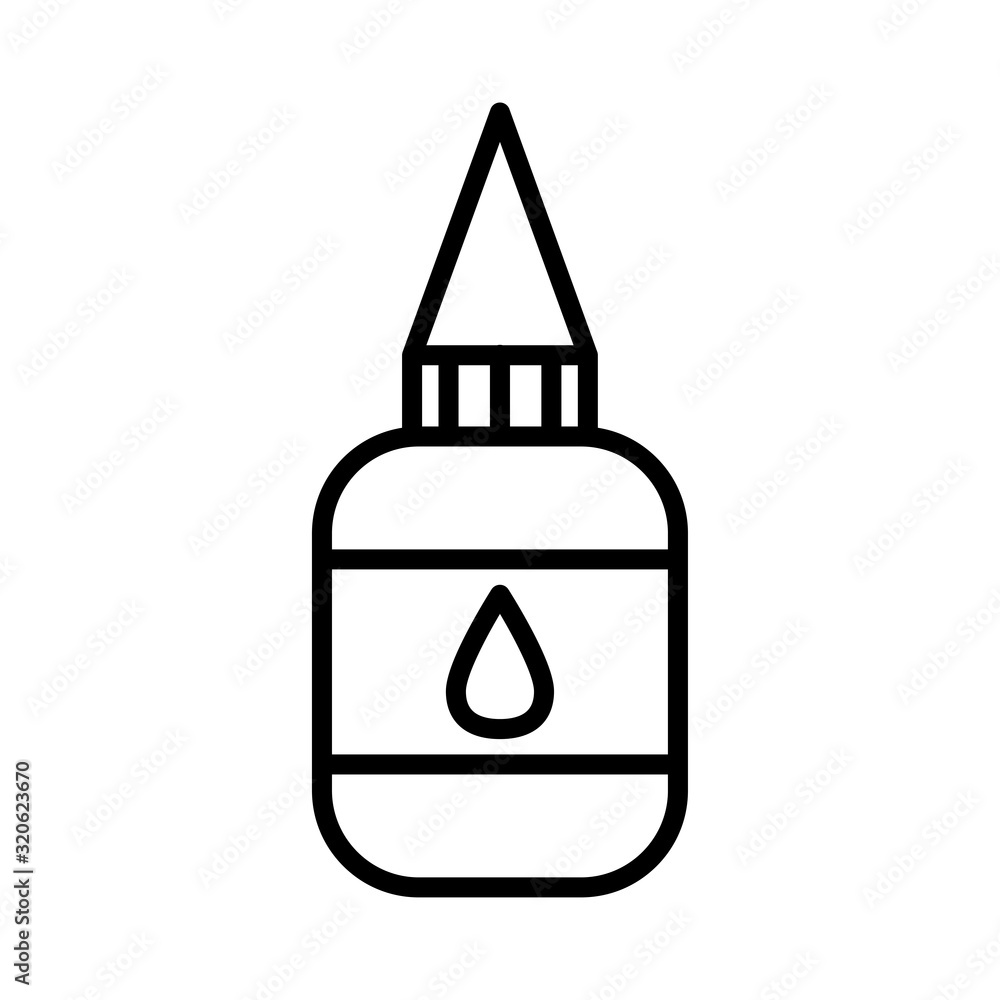 Glue icon vector on trendy design Glue icon vector on trendy design