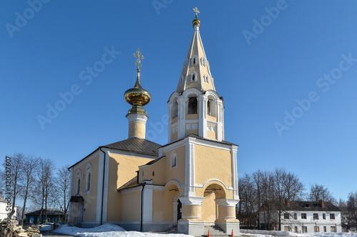 Russian Orthodox temple. photo