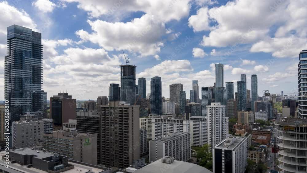 City Skyline Clouds and Construction Toronto City Skyline Clouds and Construction Toronto