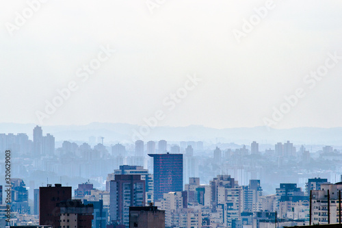 Sao Paulo Cityscape Blue Day Sky