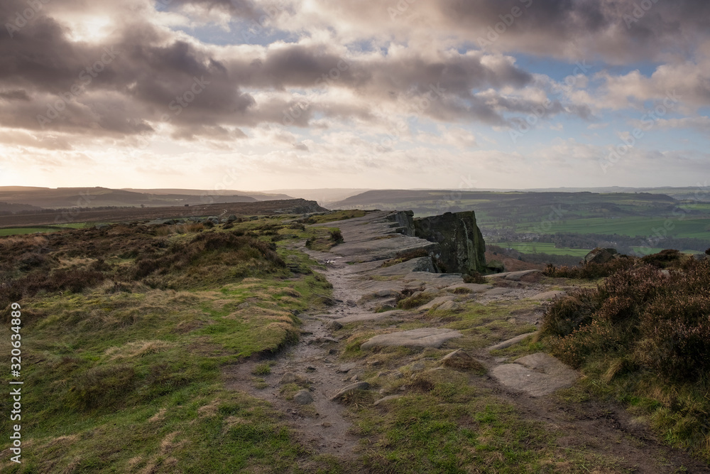 Derbyshire Peak District landscape scene Derbyshire Peak District landscape scene
