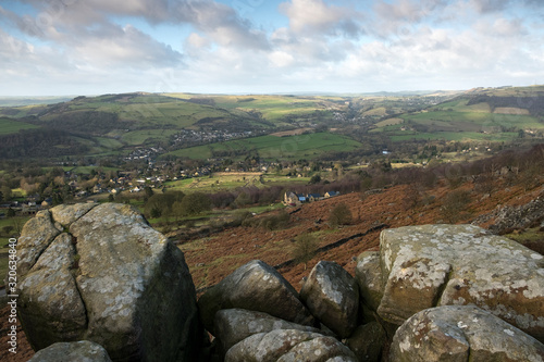 Derbyshire Peak District landscape scene