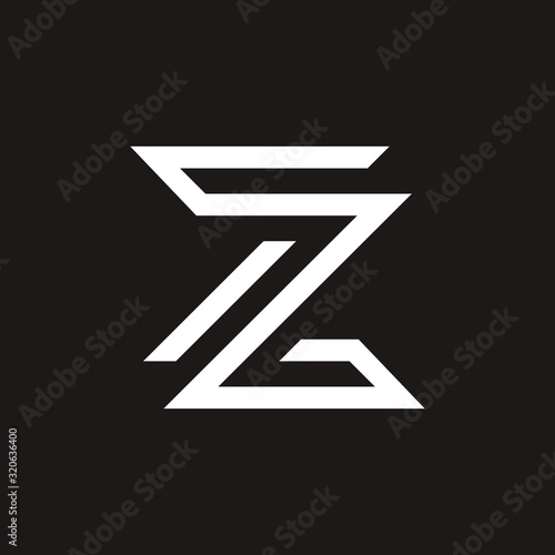 Z letter liner logo design	 photo