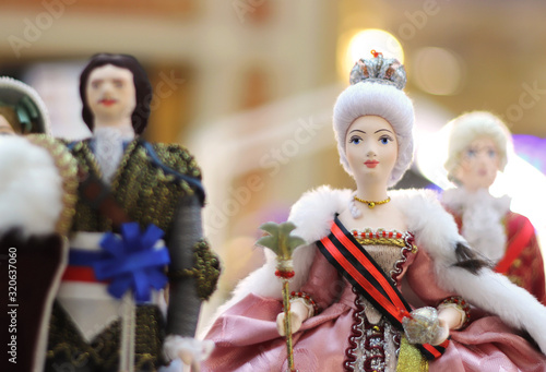 doll showing a Russian empress