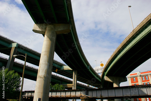 I-95 interstate highway overpass in Richmond, Virginia