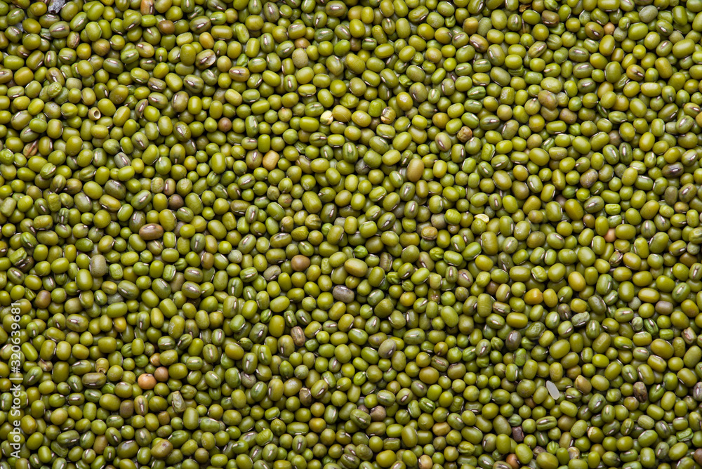 Green bean or mung bean background. Top view. Healthy Food. Green bean or mung bean background. Top view. Healthy Food.