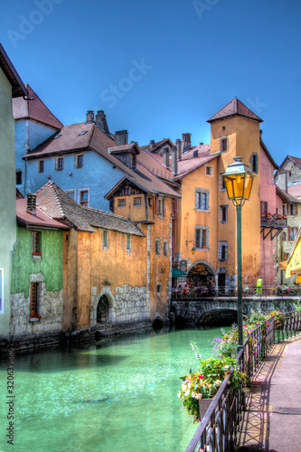 Canal in Beautiful Annecy, France